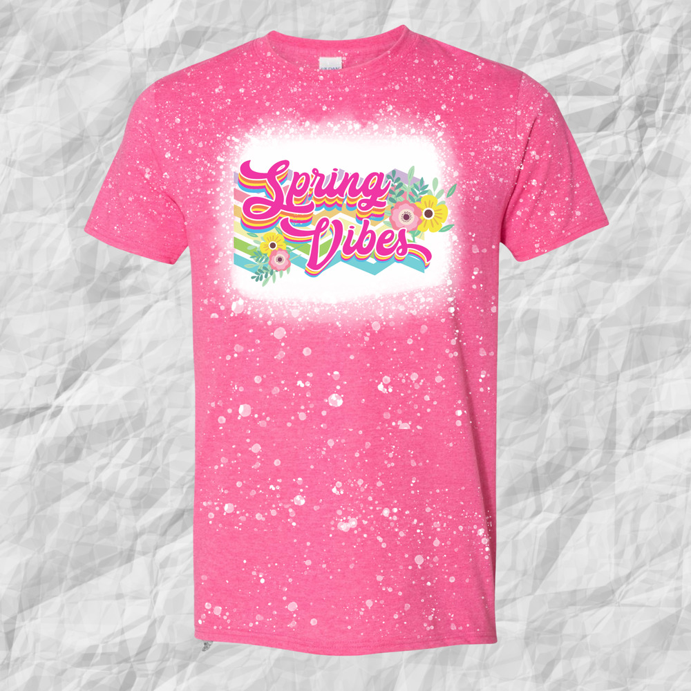 Spring Sublimated Pink Tee Medium